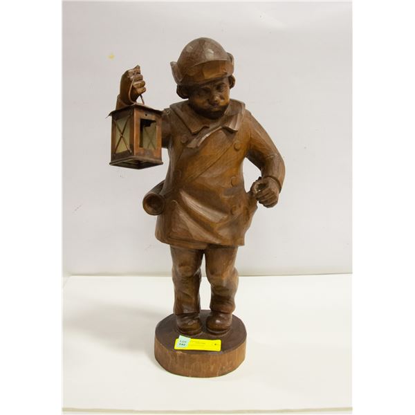 WOOD CARVED MAN