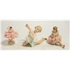 Image 1 : LOT OF 2 DRESDEN PORCELAIN LACE FIGURINES