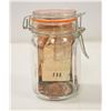 Image 1 : JAR OF OLDER CANADIAN COINS AND BILLS