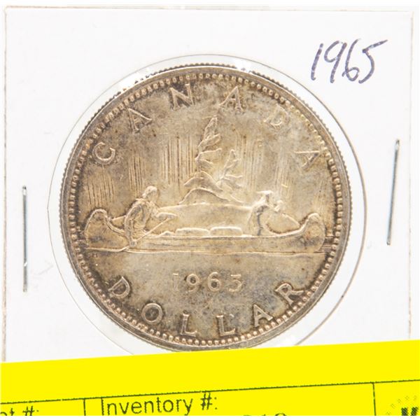 1965 CANADIAN SILVER DOLLAR