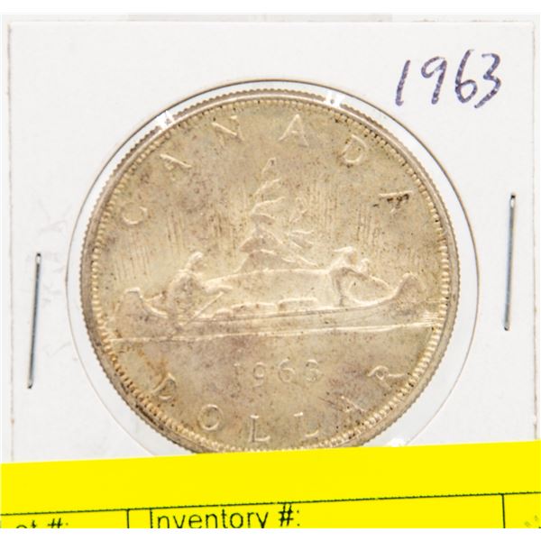 1963 CANADIAN SILVER DOLLAR