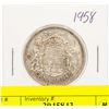 Image 1 : 1958 CANADIAN SILVER HALF DOLLAR