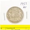 Image 1 : 1952 CANADIAN SILVER HALF DOLLAR