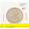 Image 1 : 1957 CANADIAN SILVER HALF DOLLAR