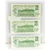 Image 2 : LOT OF 3 1973 ONE DOLLAR BILLS