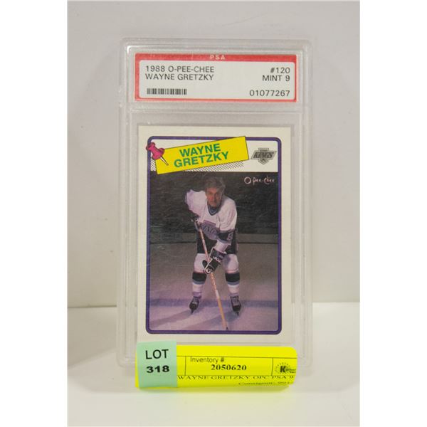 1988 WAYNE GRETZKY OPC PSA 9
