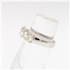 Image 2 : BRAND NEW 18 KARAT WHITE GOLD MOISSANITE SET RING