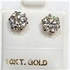 Image 1 : S106-74 10K MOISSANITE(2CT) EARRINGS