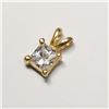 Image 1 : S106-70 10K CZ PENDANT