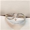 Image 1 : S106-95 SILVER ROSE QUARTZ RING SIZE 7