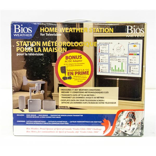 NEW BIOS HOME WEATHER STATION