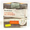 Image 1 : BROOKSTONE SIZE: QUEEN 84 X 90 HEATED BLANKET