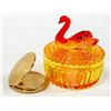 Image 1 : VINTAGE JEANETTE GLASS SWAN