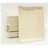 Image 1 : BUNDLE OF 20 NEW BEIGE ROLLING TRAYS