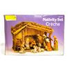 Image 1 : CHRISTMAS NATIVITY SET WITH PORCELAIN FIGURINES