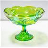 Image 1 : CARNIVAL GLASS FRUIT DISH 10" X 7.5"