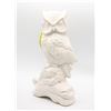 Image 1 : BELLEEK IRISH BONE STYLE SNOWY OWL 10" TALL