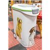 Image 1 : PET DRY FOOD CONTAINER 20KG CAPACITY ON WHEELS