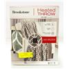 Image 1 : BROOKSTONE HEATED THROW 50 IN X 60 IN