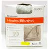 Image 1 : BROOKSTONE SIZE: QUEEN 84 X 90 HEATED BLANKET