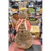 Image 1 : 4FT WIRE RATTAN CHRISTMAS SNOWMAN-ESTATE