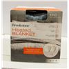 Image 1 : BROOK STONE SIZE: KING 90 X 100 HEATED BLANKET