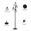 Image 1 : NEW BLACK MODERN 3 LIGHT FLOOR LAMP