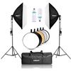 Image 1 : NEW EMART SOFTBOX LIGHTING KIT WITH 5IN1 REFLECTOR