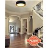 Image 2 : AUTELO FLUSH MOUNT CEILING LIGHT 14" FROSTED GLASS