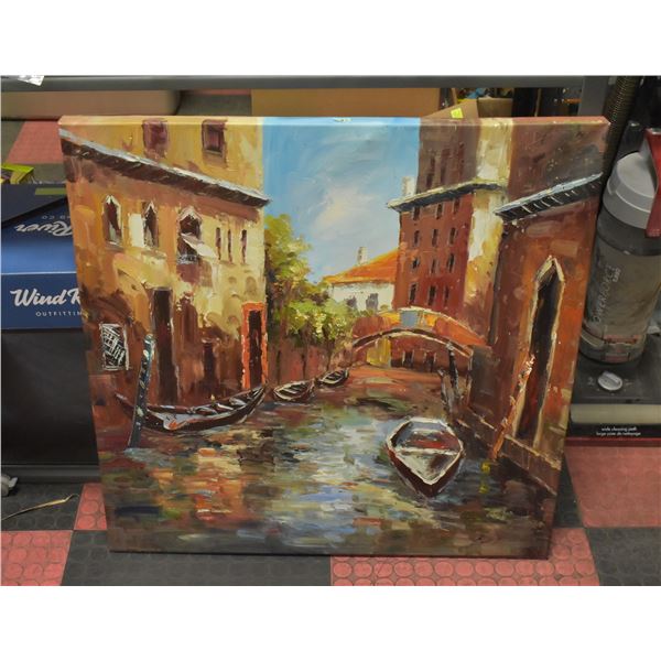 OIL ON CANVAS PAINTING