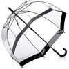 Image 1 : NEW CLEAR AND BLACK WEDDING UMBRELLA