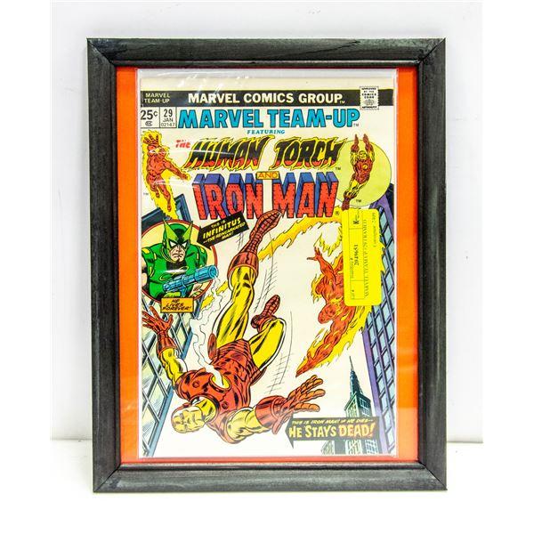 MARVEL TEAM UP #29 FRAMED