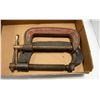 Image 1 : TWO HEAVY DUTY 6 INCH C-CLAMPS