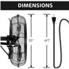 Image 2 : NEW REPACK SIMPLE DELUXE 20" HIGH VELOCITY 3 SPEED