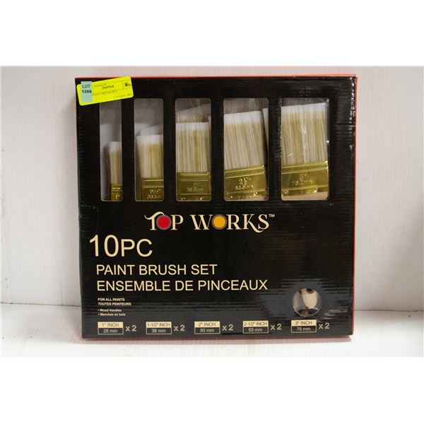 10PC PAINT BRUSH SET