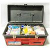 Image 1 : TOOL BOX FULL OF ELECTRICAL SUPPLIES