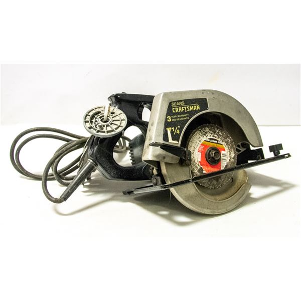 ELECTRIC SKILL SAW AND BLADE