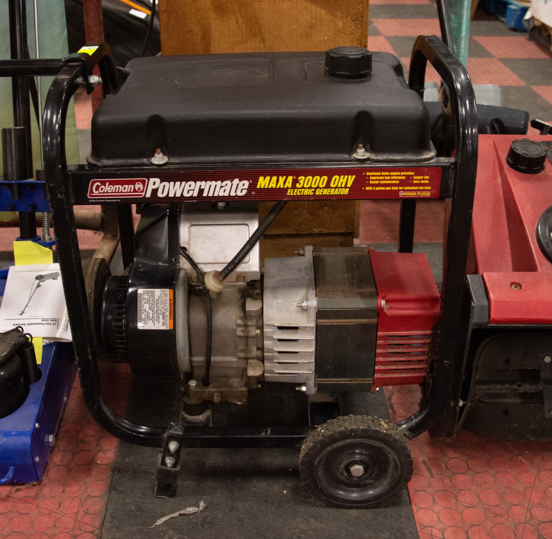 COLEMAN POWERMATE 3000 OHV GAS GENERATOR.