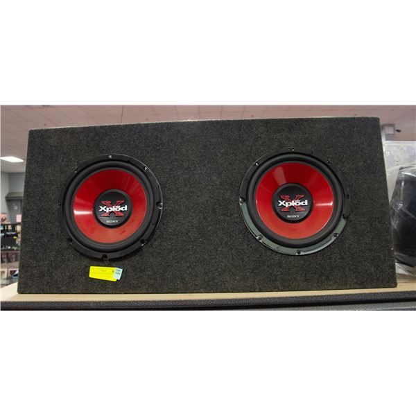 PAIR OF SONY 10  SUBWOOFERS