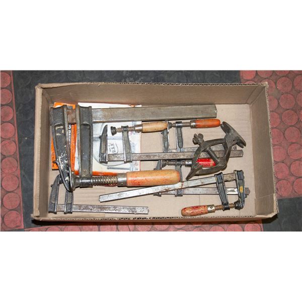 LARGE LOT OF VARIOUS CLAMPS