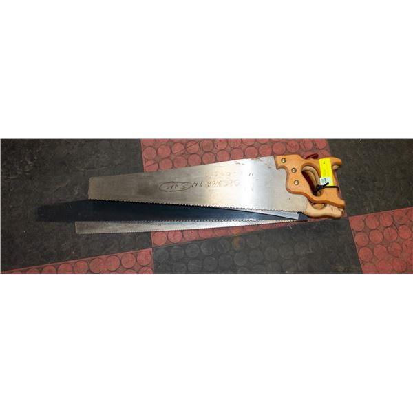 LOT OF VARIOUS HAND SAWS
