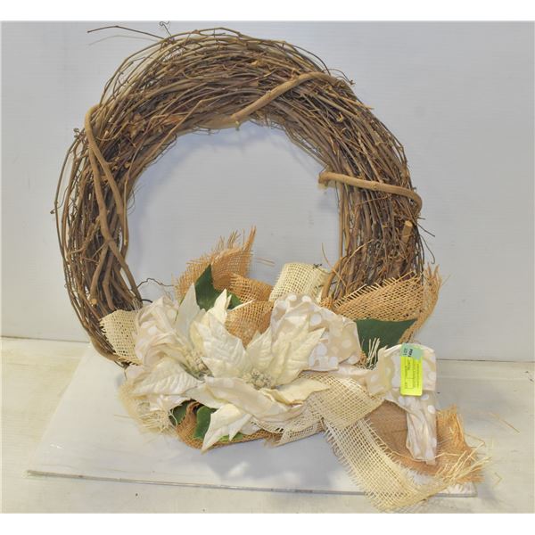 20" HAND CRAFTED WOODEN