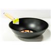 Image 1 : NEW 28CM CARBON STEEL NON-STICK WOK