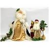 Image 1 : 2 LARGE CHRISTMAS SANTA STATUES-ESTATE