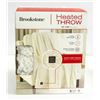Image 1 : BROOKSTONE HEATED THROW 50 IN X 60 IN