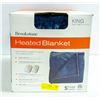 Image 1 : BROOKSTONE SIZE: KING 90 X 100 HEATED BLANKET