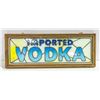 Image 1 : VINTAGE GLASS IMPORTED VODKA SIGN 16 INCH LONG