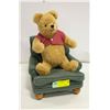 Image 1 : RJW LTD EDITION 187/500 COLLECTIBLE BEAR W/CHAIR