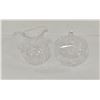 Image 1 : VINTAGE PINWHEEL LEAD CRYSTAL CREAM AND COVERED