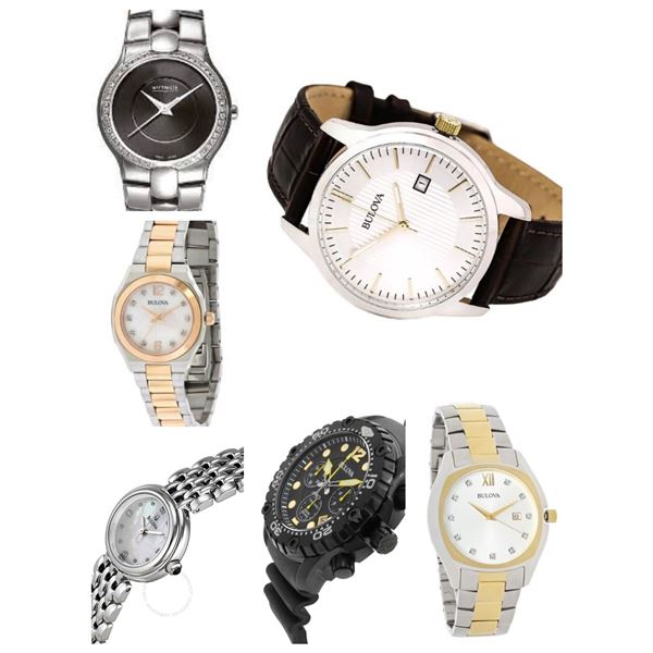 FEATURED BRAND NEW BULOVA AND WITTNAUER WATCHES